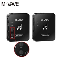 M-vave 2,4G transmisor inalámbrico receptor auricular Monitor con volumen ajustable para Monitor profesional en vivo auricular Cuvave