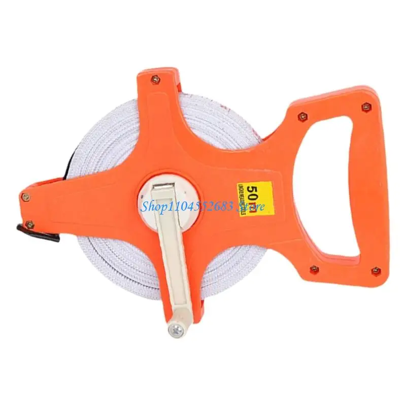 Y6GD Measuring Tool Open Reel Tape Measure 4 Size 20M 30M 50M 100M Easy Carry Handle