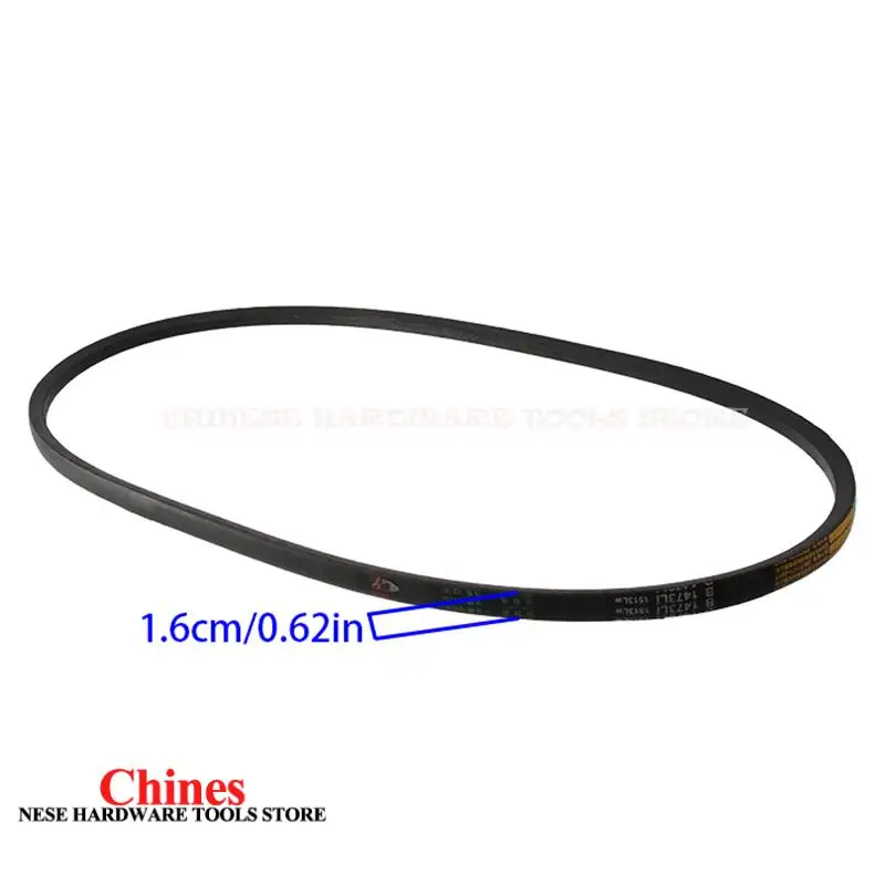 Black rubber V-belt conveyor belt triangle drive can be customized OEM type B 1473