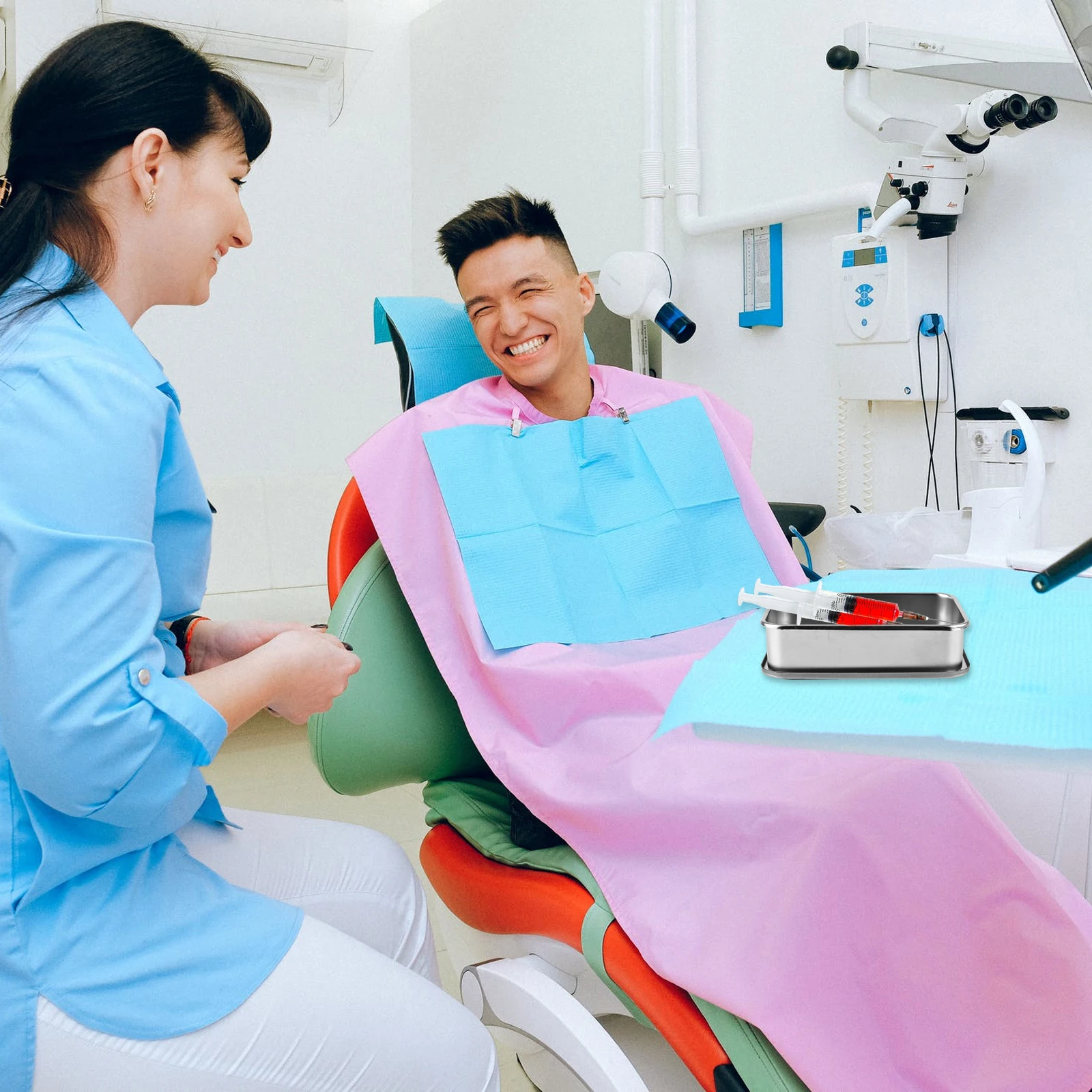 

Лоток для инструментов из нержавеющей стали, 8 дюймов, с крышкой, устойчивый к высоким температурам, для лабораторного клинического хирургического эксперимента