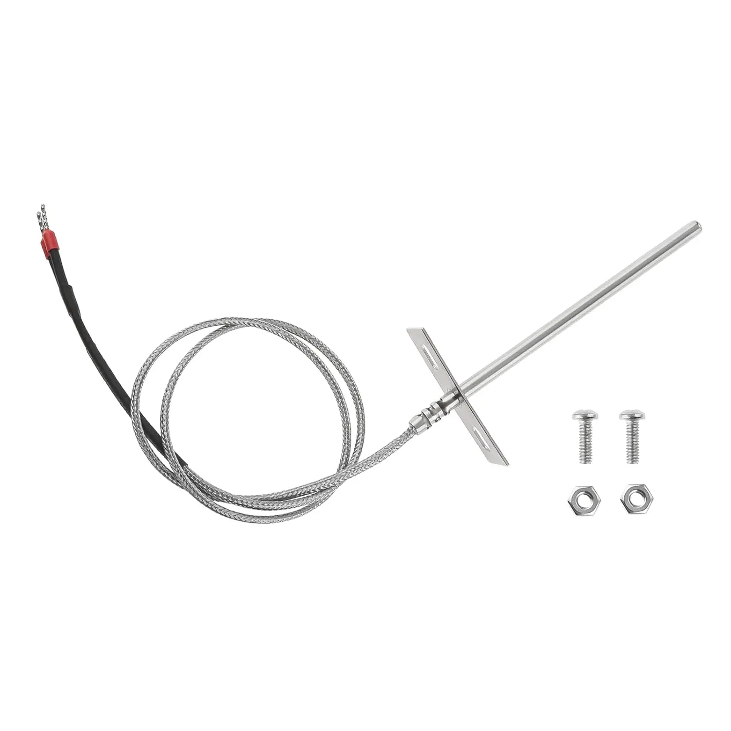 1pc Temperature Sensor Probe with 2 Screws and 2 Nuts for Pit Boss 700 and 820 Series Wood Pellet Grills