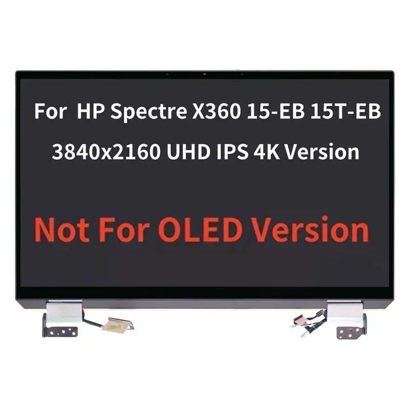 UHD For HP Spectre x360 15-EB0043DX LCD Touch Screen Complete Assembly M16387-001