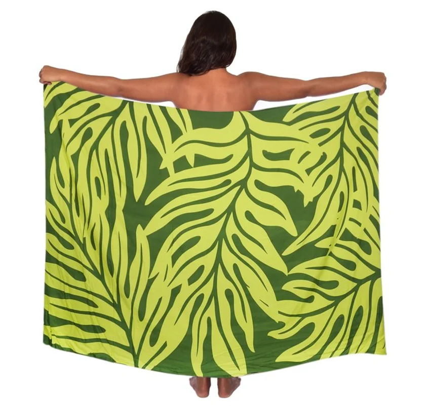 Beach Sarong Cover up Wrap Bikini Swimwear Dress Lavava Women Tie Dye Pareo Top Quality Beach Sarong  Flower Sarongs