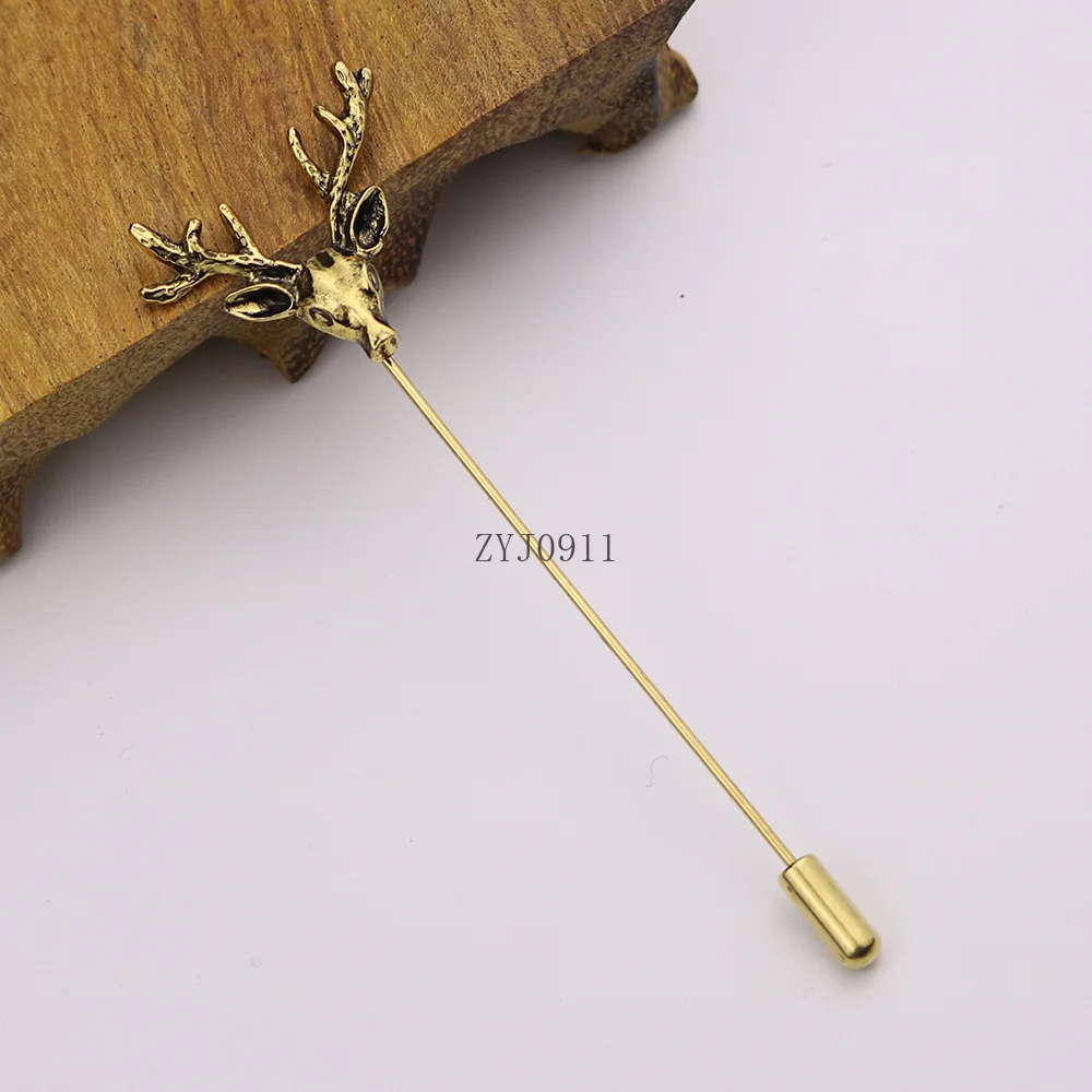 *متعددة أنماط طويلة إبرة الإدراج غطاء بروش معدني دبوس دعوى قميص طوق دبابيس لكل من الرجال والنساء الصدار دبابيس