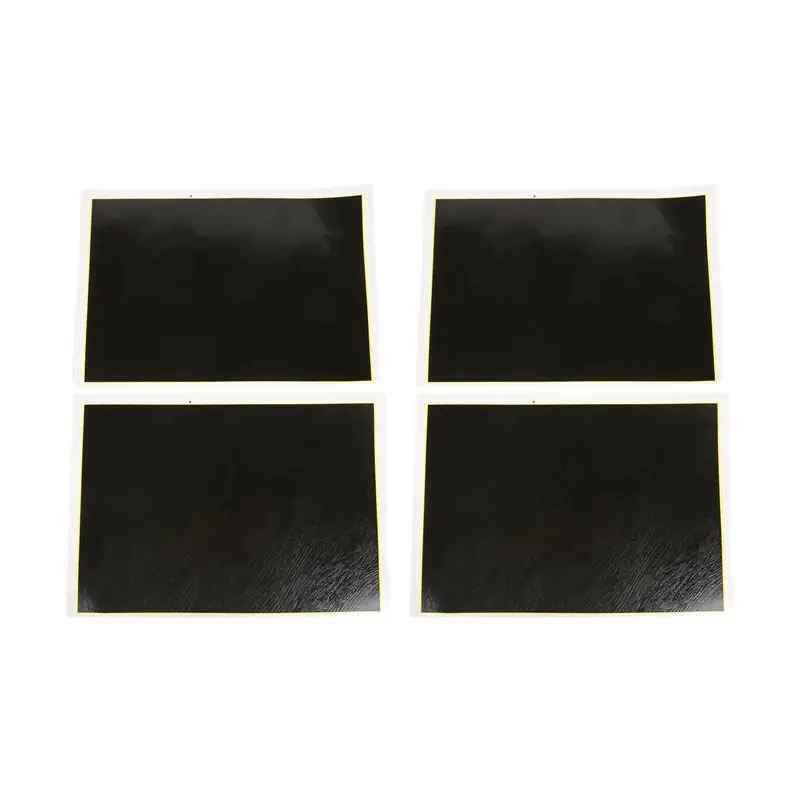 

AA81-4 PCS Black Laser Engraving Marking Paper, 39X27cm Dimming Paper Engraving Test Focus Paper, For Glass, Metal