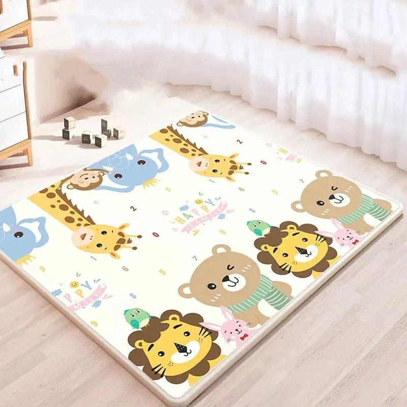 Safe Materials Environmentally Thicken Baby Crawling Play Mat Folding Carpet Play Mat for Children\'s Mats Safety Kid Rug Playmat