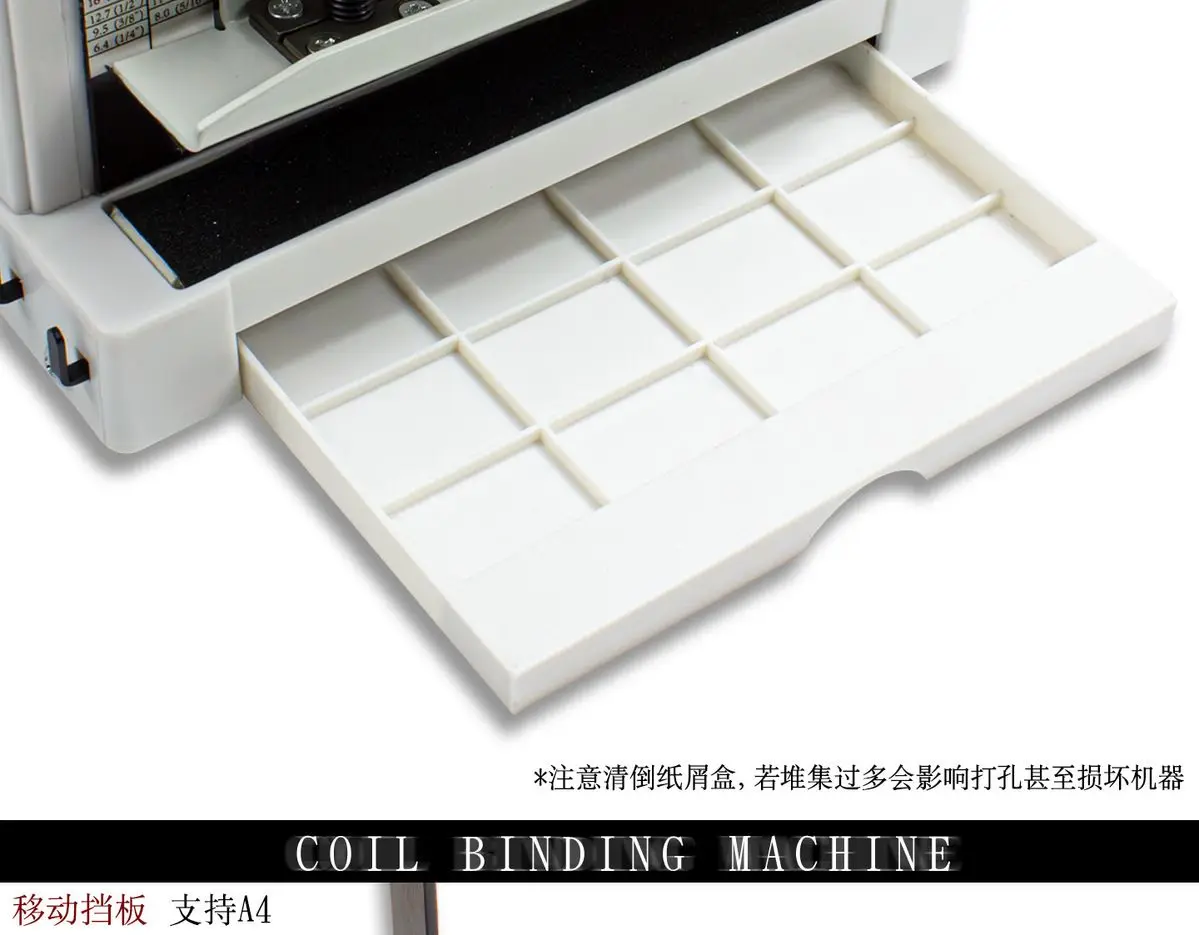 Binding Machine 2:1 Double Wire Binding Machine Machine Single-pass 20 Pages Pun