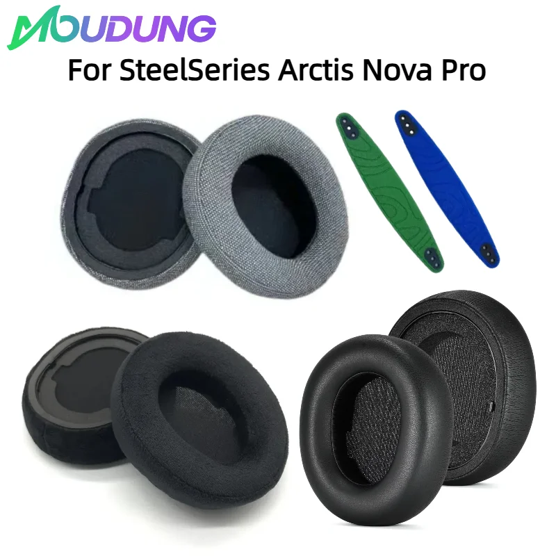 

For SteelSeries Arctis Nova Pro Headset Ultra-soft Cover Replacement Ear pads Cushion Earbuds