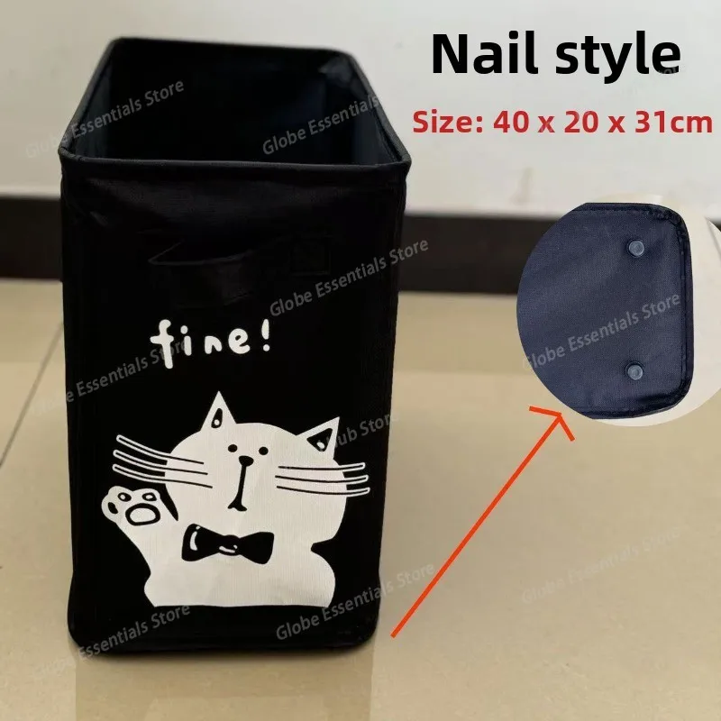 New Oxford Cloth Storage Basket Workstation Bag Shelf Under The Table Nail Type Miscellaneous Storage Collapsible Storage Basket