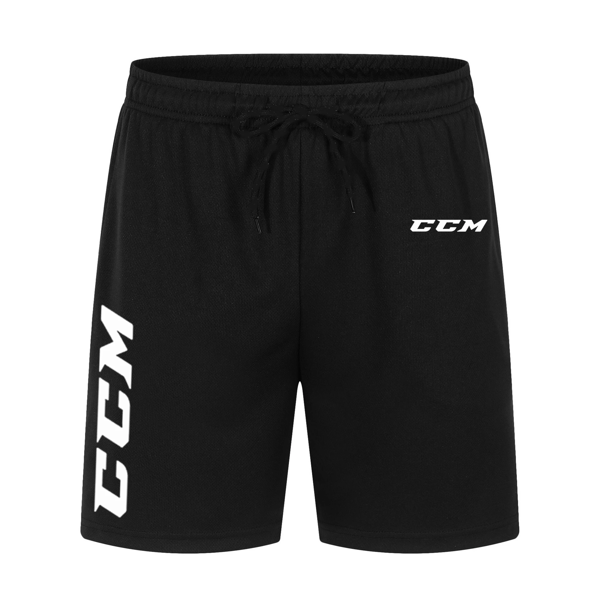 Summer Fashion Brand Mesh Men Casual Shorts Drawstring Waist Comfortable CCM Print 5-point Pants