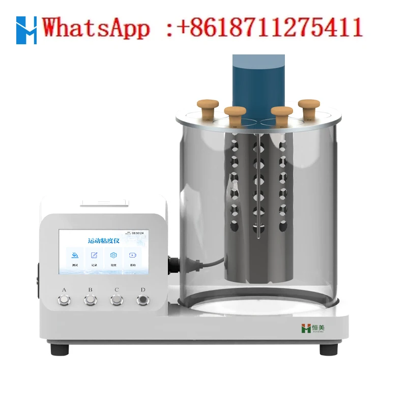 Fully automatic kinematic viscosity tester, Ubbelohde petroleum lubricant, asphalt oil, engine oil viscosity tester