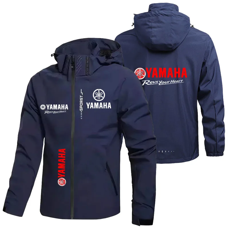 Yamaha Racing Jacket Men's Casual Loose Motorcycle Coat Windproof Waterproof Outdoor Sport Plus Size Custom Team Clothing Racing