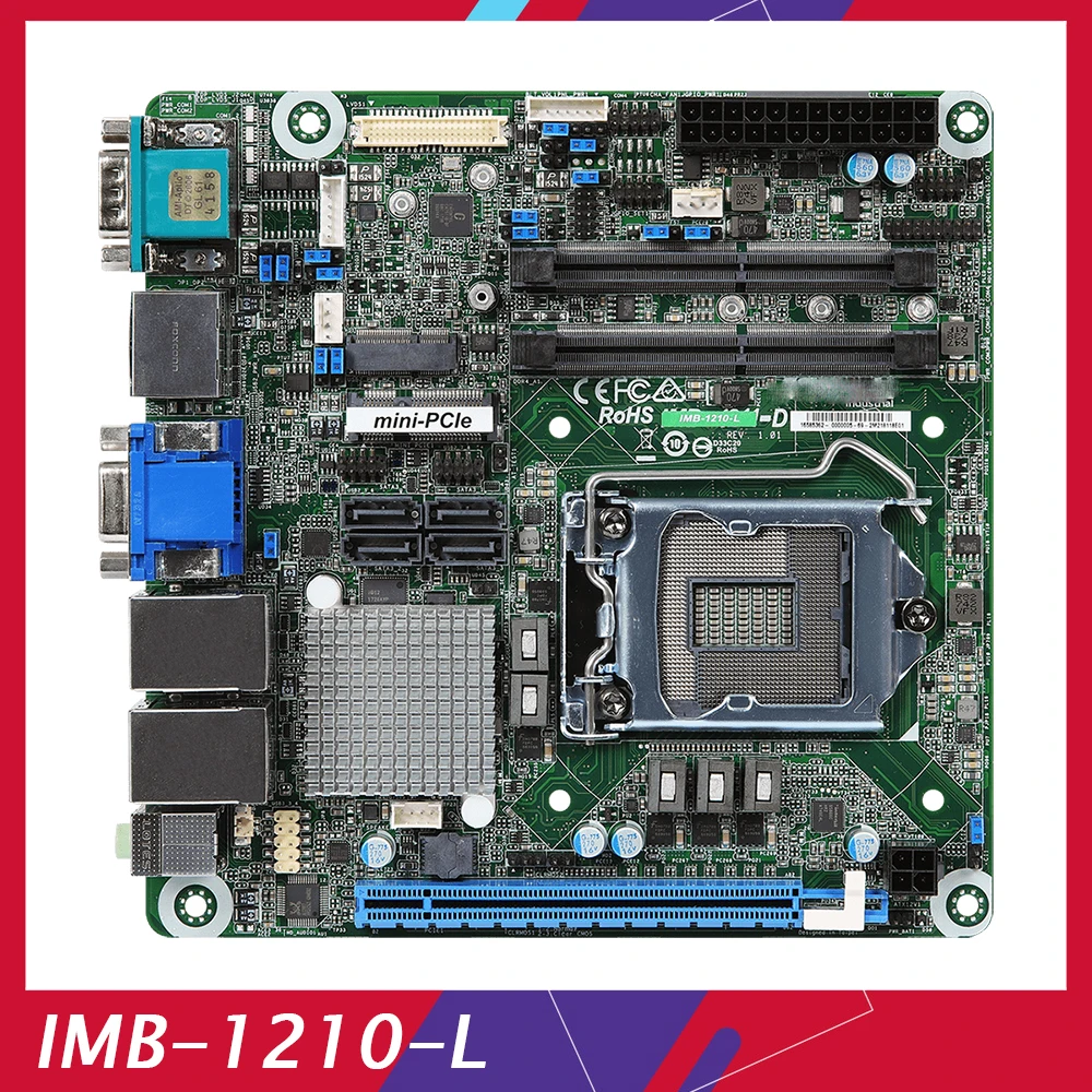 IMB-1210-L Industrial Motherboard For ASrock DDR4 max 32GB