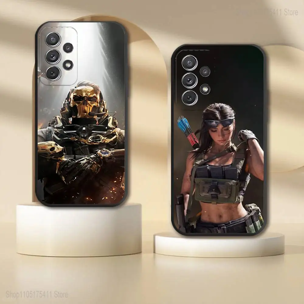 

D-Delta F-Force Game Phone Case For Samsung S 25,24,23,22,30,21,10,9,Ultra,Plus,Lite,FE,4,5G Black Soft Case