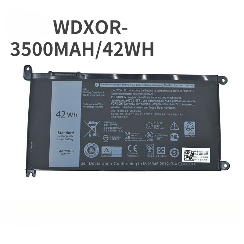 

For dell 13 5378 5468 5368 5538 7579 P61F WDXOR laptop LLD