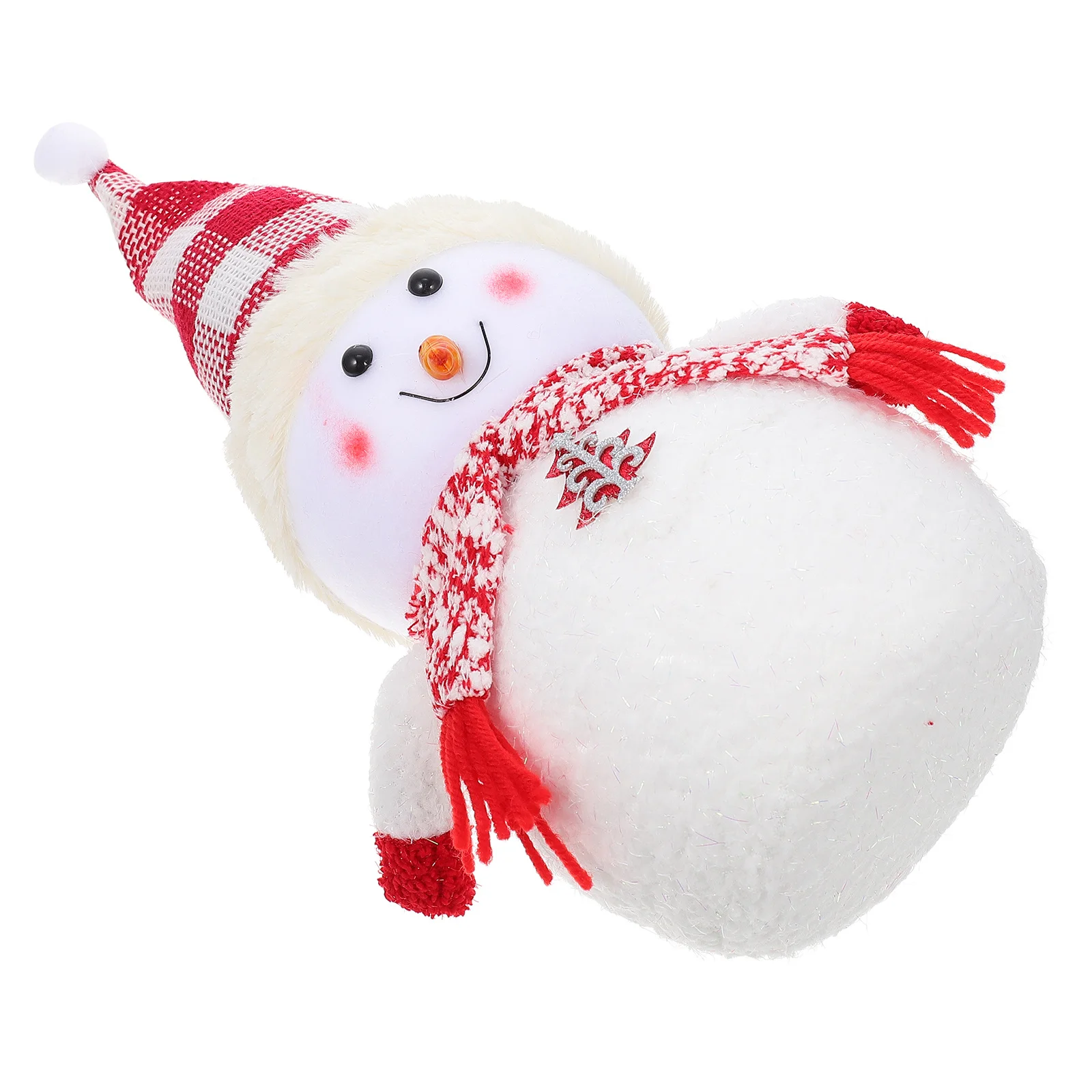 

1Pcs LED Light Christmas Snowman Decoration Creative Glowing Festival Scene Desktop Snowman Decor Glowing Christmas Decor