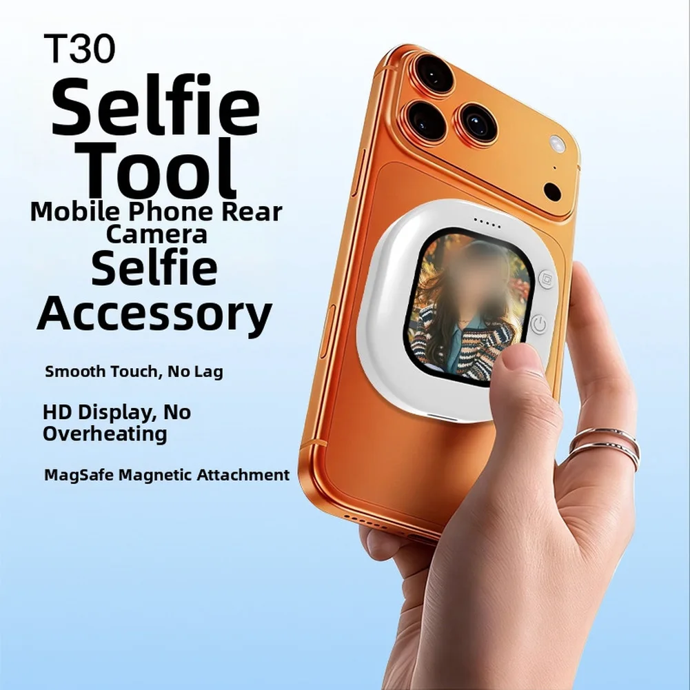 

Беспроводной 4K-монитор для селфи с пультом ДУ и магнитным креплением для телефона, для прямых трансляций и видеоблогов, аксессуар для телефона