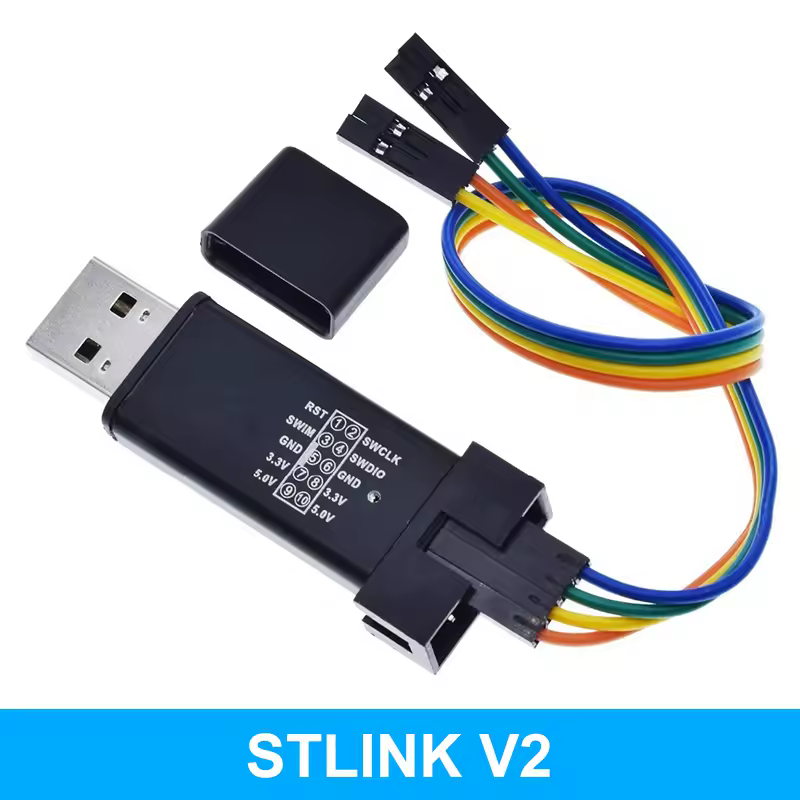 DIYTZT ST-LINK V2 Simulator Download Programmer STM32F103C8T6 ARM STM8 STM32 with Cable