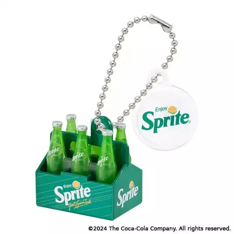 BANDAI Sprite Soda Modelling Miniature Pendant Gashapon Kawaii Action Figures Model Kids Toy