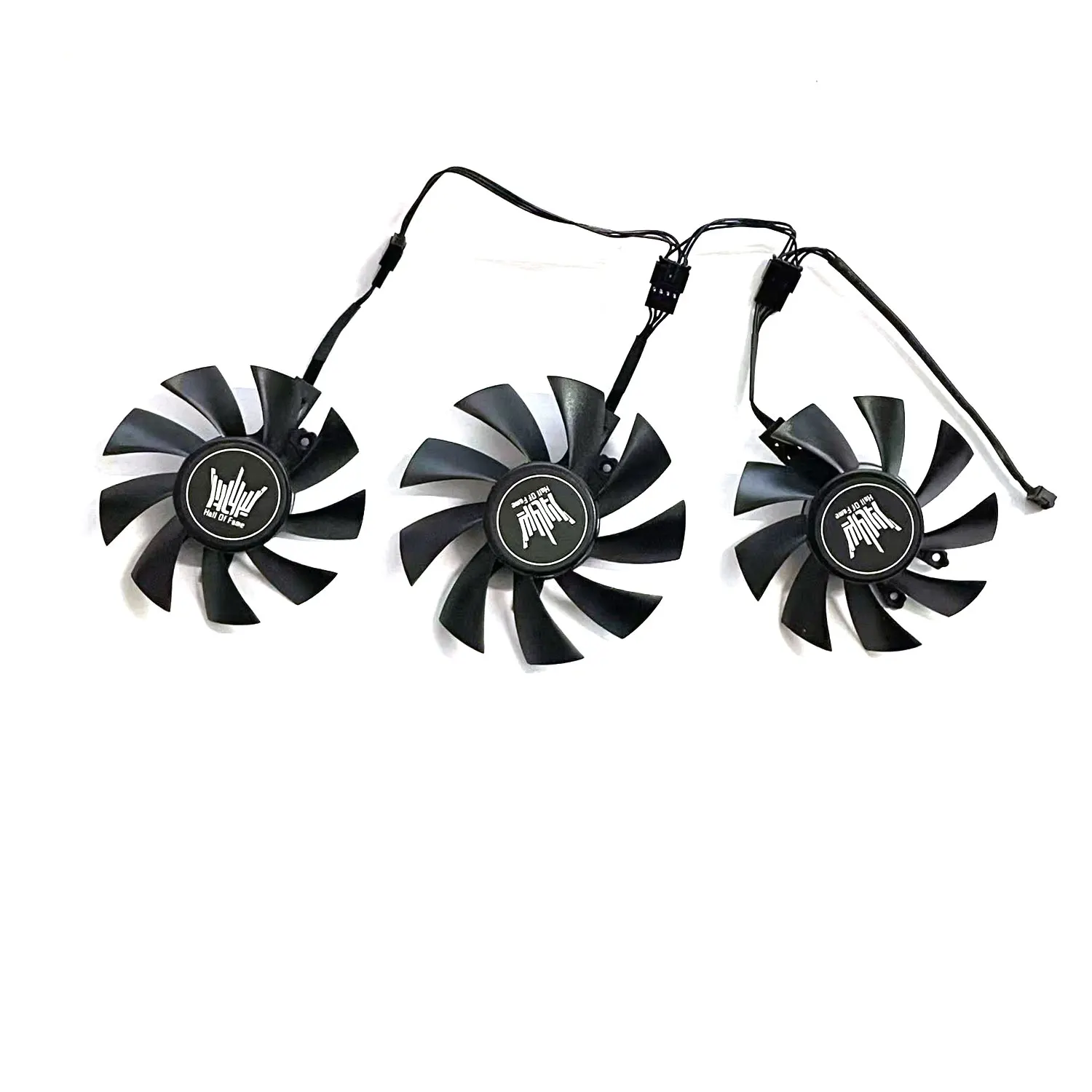 Novo 75mm 85mm 4pin fy08015l12lpa ga91s2u gpu ventilador para galaxy geforce gtx 970 gtx 980 ti hof placa gráfica de refrigeração