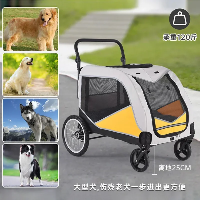 Multiple Kittens Dogs Large Pet Carts Giant Dogs Go Out To Push Carts Old Injured Disabled Walking Carts