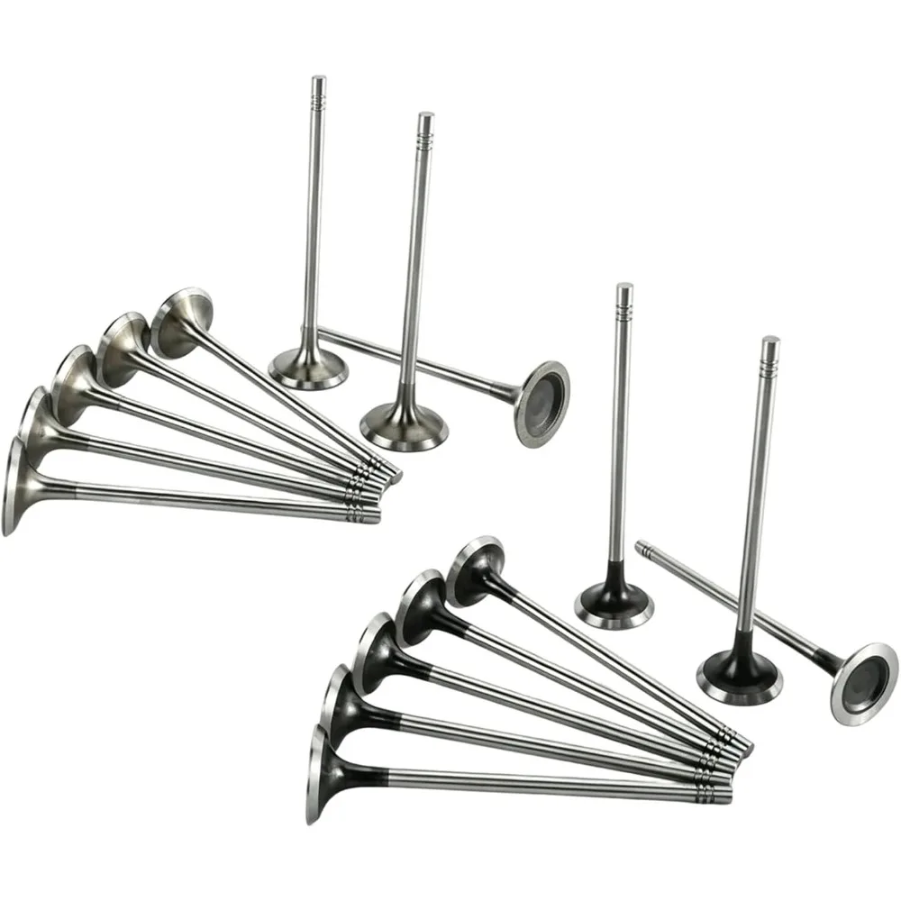 16PCS Intake Exhaust Valve Set for Mini Cooper Clubman S JCW 1.6 N14B16A Replacement 11347547187 11347534508 11347587470