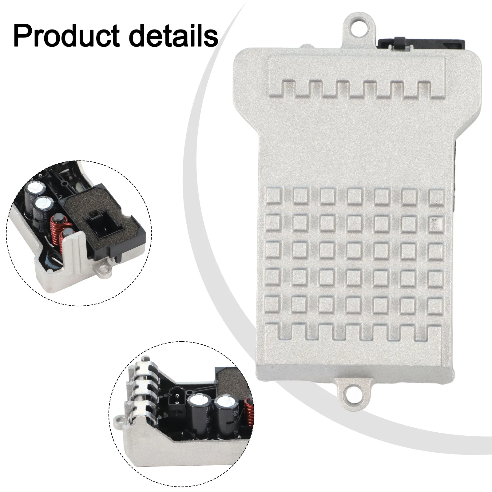 Kompatybilny rezystor nagrzewnicy, regulator dmuchawy do Mercedes Klasy C W203 CLK C209 Klasy E W211 Klasy M W163, wydajna konstrukcja