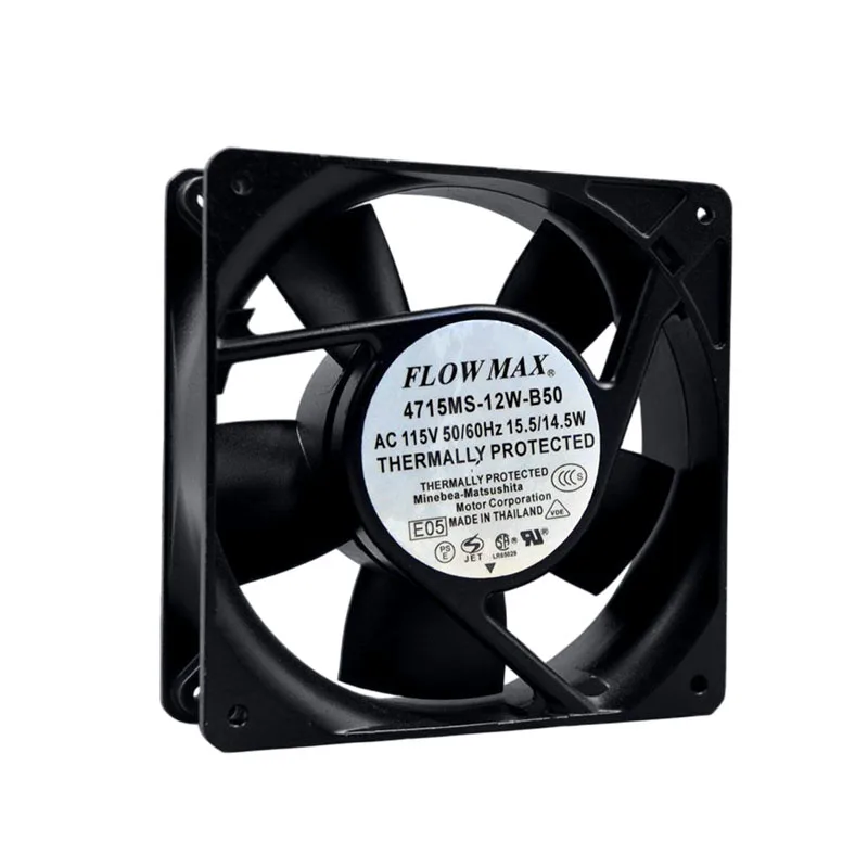NEW ORIGINAL 4715MS-12W-B50 AC 115V 15.5/14.5w 12038 120*120*38mm 12cm COOLING FAN RADIATOR