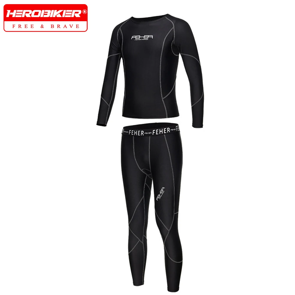 

Motorbike Riding Clothing Summer Motorcycle Fitted Tights Suit Moto Riding Perspiration Breathable Quick Drying Clothes