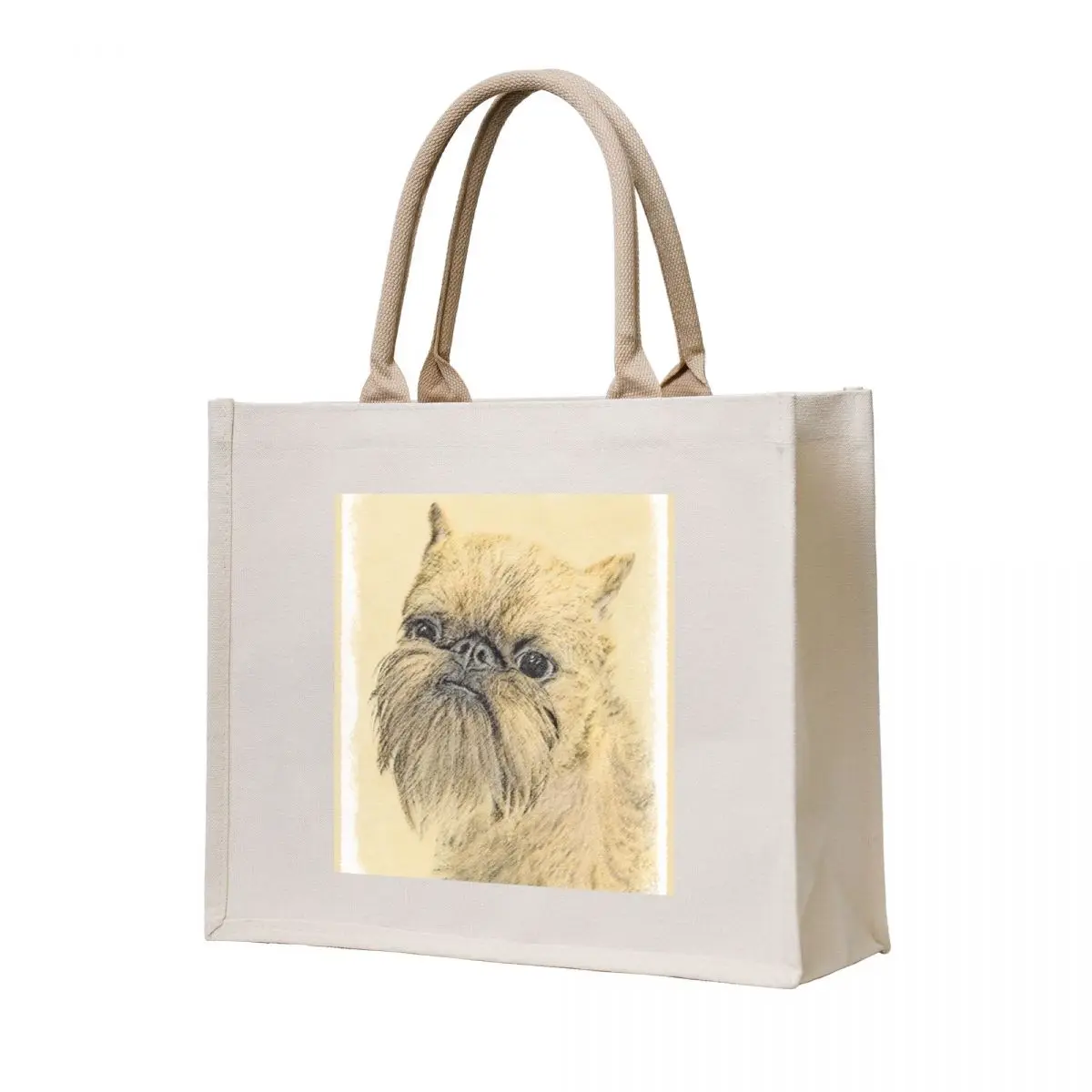 

Brussels Griffon Rough Tote Bag tote bag custom Custom bag university shopper