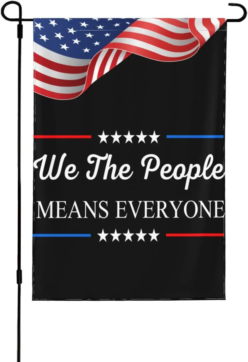 Means Everyone Flag 12x18 Inch Flags Garden Flag Double Side Banner Yard Sign No Flagpole CP LLP LLX uui