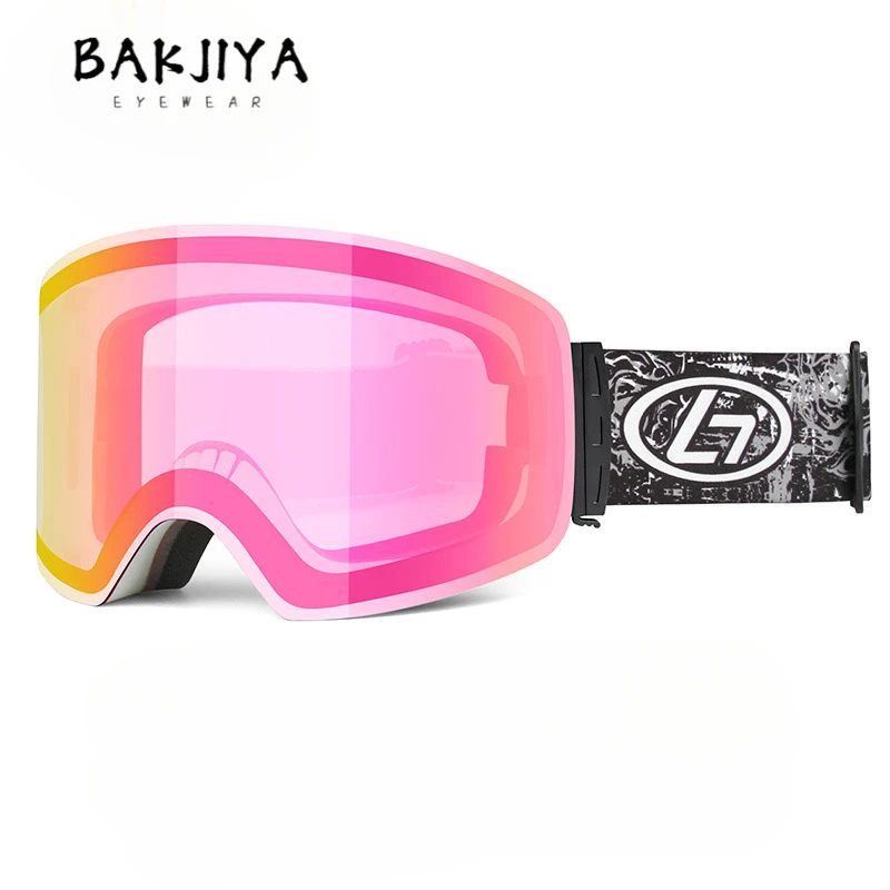 New Large Cylindrical Ski Goggles Double Layer Anti-fog Snowboard Windproof Men and Women Snow Big Skiing Mask UV400 Ski Glasses