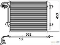 Store code: 8 FC351301051 for air conditioning radiator (condenser) CADDY III 1.9TDI 0308