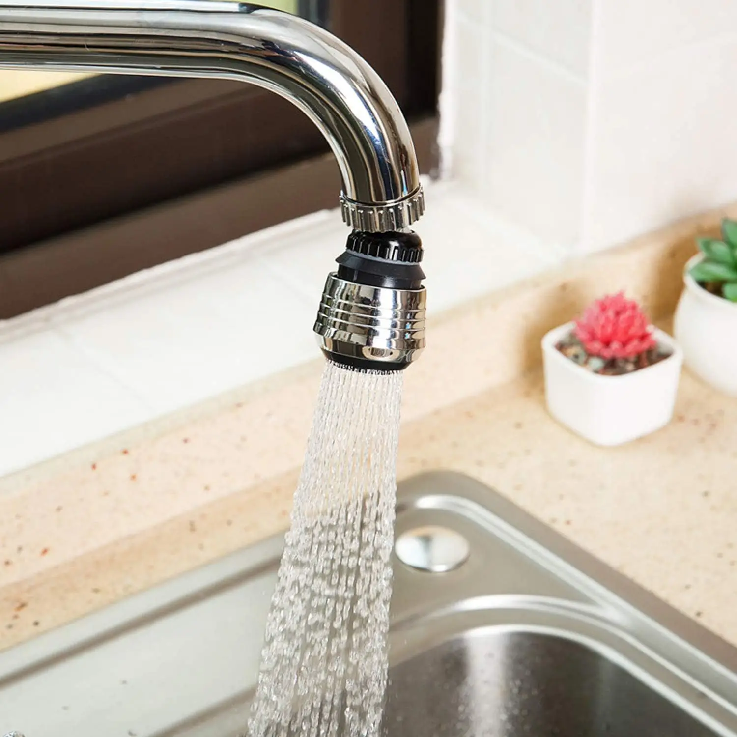 Kitchen Faucet Extender 360 Degree Swivel Adjustable Faucet Sprayer Filter Diffuser Water Saving Nozzle Kitchen Bathroom Tools