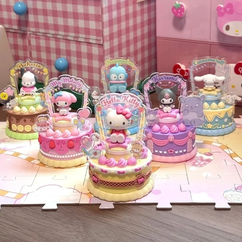 

Kuromi My Melody Sweet Seeker Bakery Series слепая коробка Hangyodon Pochacco Mystery Boxes фигурка милая девушка настольный подарок на день рождения
