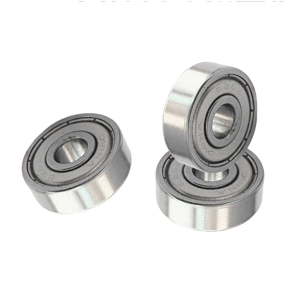 10pcs Sealed Ball Bearings 6x19x6mm 626zz Roller Skate Wheel Bearings Carbon Steel Longboard Bearing Replacement for Pulley