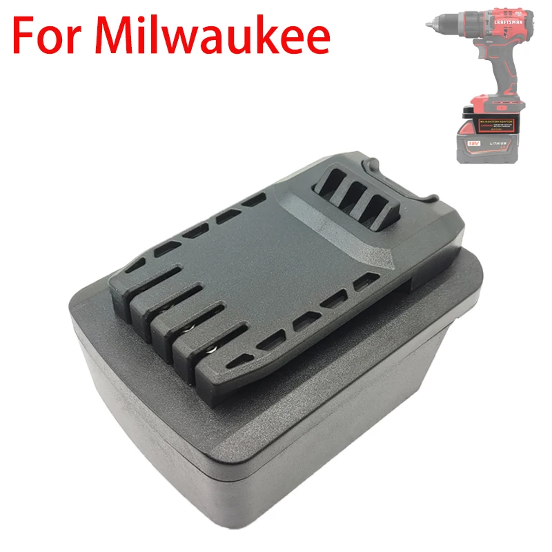 For Milwaukee 18V Lithium Batteries for CRAFTSMAN 20V for Stanley 18V V20 Lithium Battery Power Tools Battery Adapter Converter