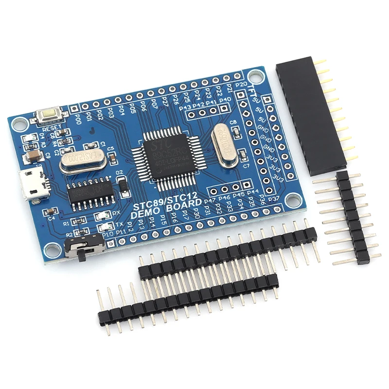 1/5/10Pcs STC89C52RC Core Development Learning Board 51 SCM Minimum System Board for Electronics Learning And Project Building