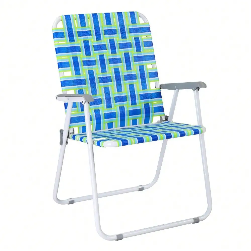 Garden Lawn Webbed Folding Chair Set of 1-4 Pcs Beach Portable Camping