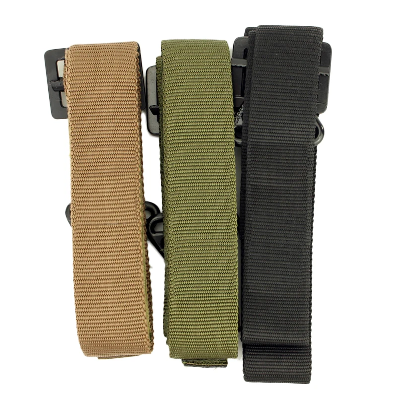 

Nylon Army Tactical Belt Men's Tactical CQB Military Combat Duty Rescue Rigger Belt Outdoors Hunting Training Adjustable Belts