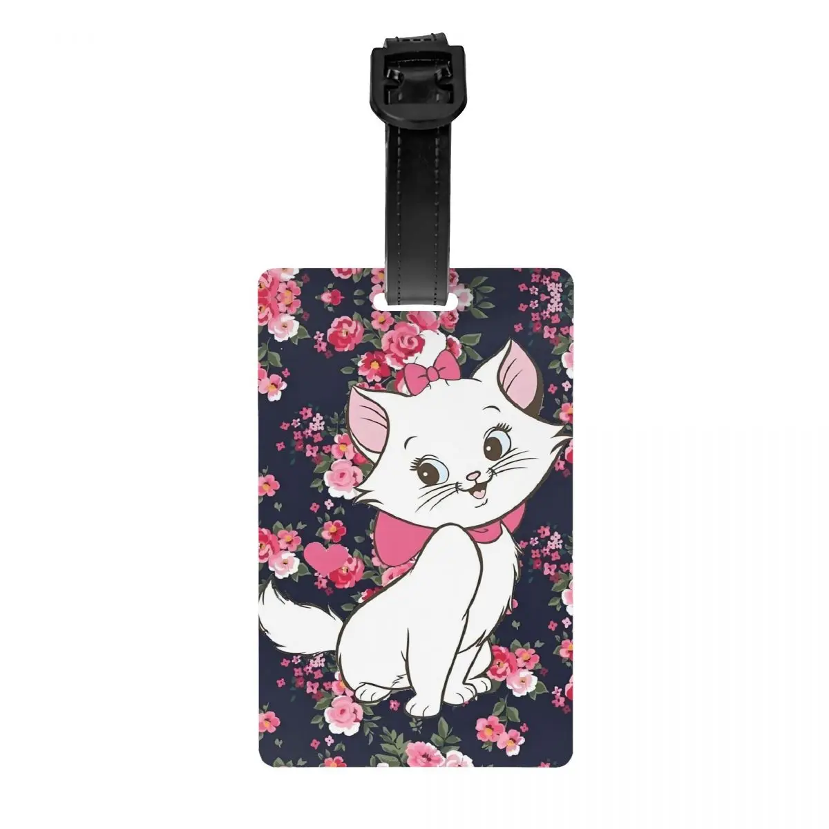 

Изготовленная на заказ багажная бирка «Аристократы» с именной карточкой Мари, мультяшная конфиденциальная обложка, идентификационная этикетка для дорожной сумки, чемодана