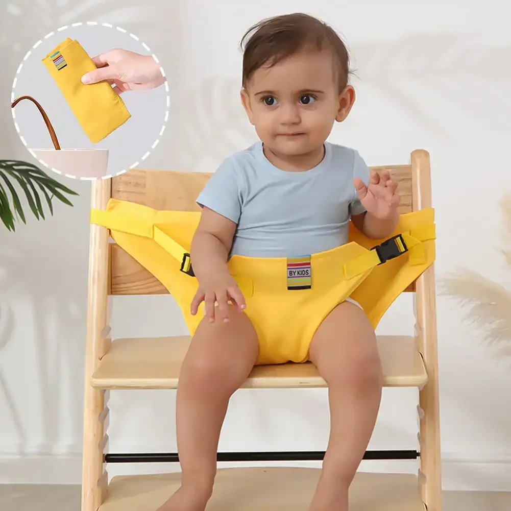 Baby Meal Strap Portable Child Seat Harness Baby Meal Strap Prevent Baby from Falling Foldable Portable Storage