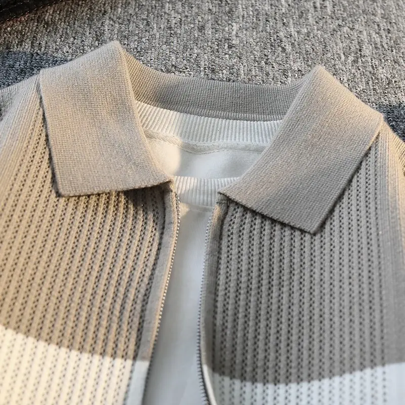 Picture 6: 2026 Spring/Summer New Style Fashion-able Versatile Knitted Cardigan Men's Sweater Jacket