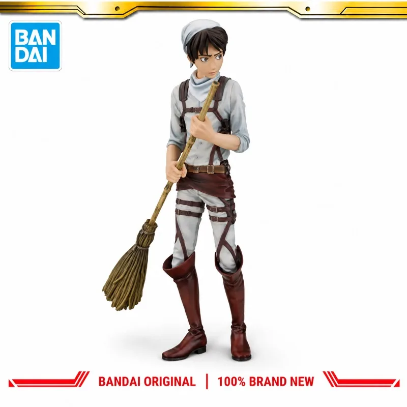In Stock Bandai Original Banpresto Attack On Titan Eren Yeager Action Figure Model Doll Brand New Boxed Anime Characters Toys