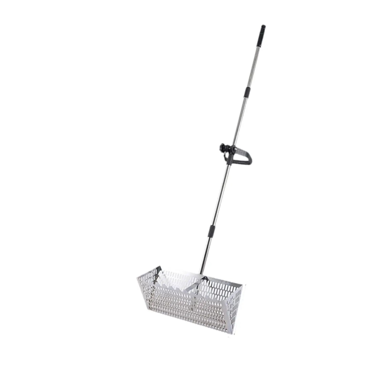 

Sand Rake Large Stainless Steel Premium Telescopic Handle Wide Basket Sifter