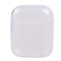 Top Quality Soft TPU Transparent Cover Earphone Protective Case Clear Skin For AirPods 1 2