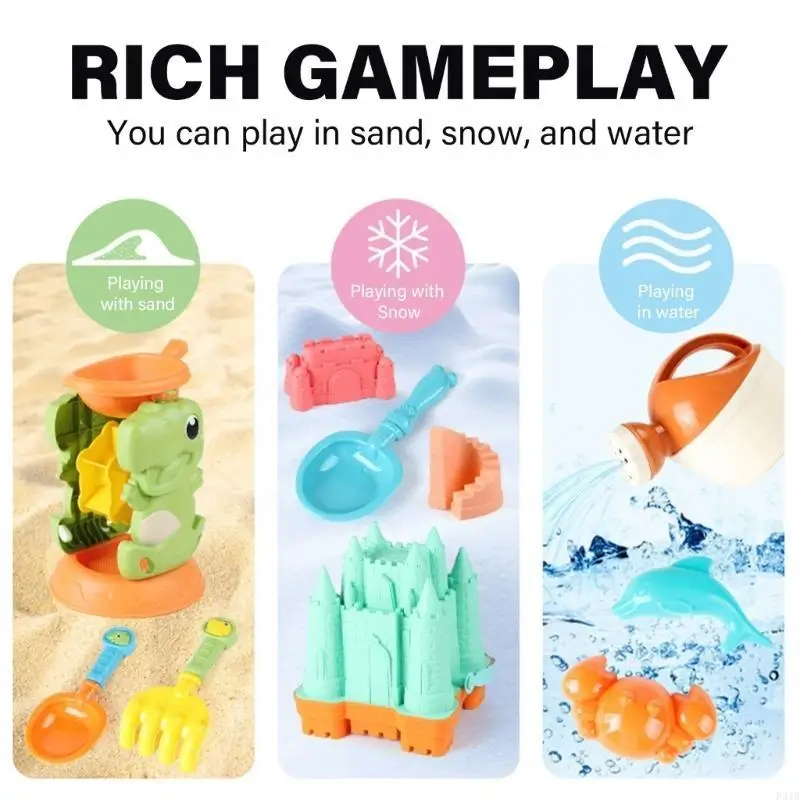 لعبة الرمال للأطفال الصغار الذين يحفرون قوالب Spade Sand Sand Sand Sasid
