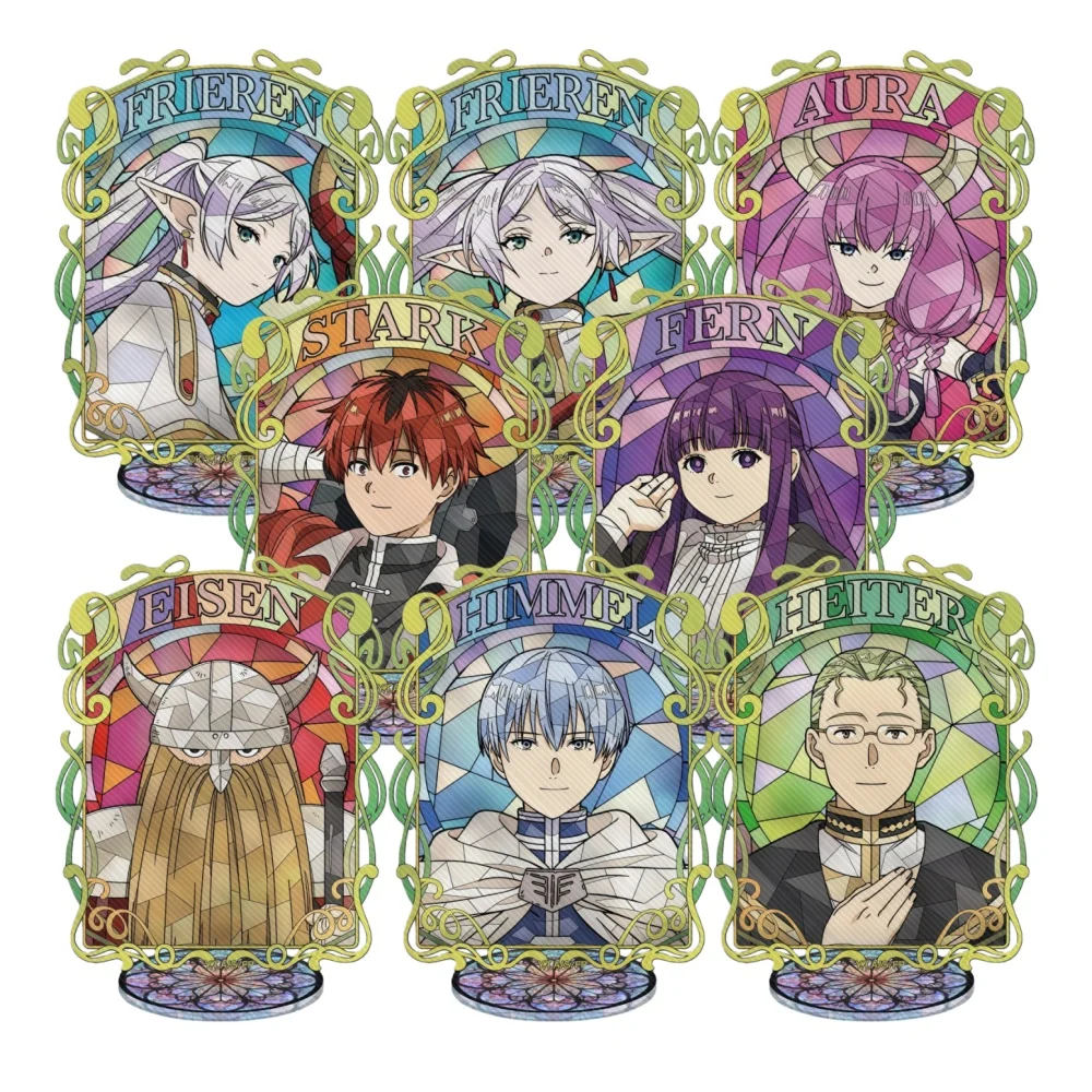 

15CM Anime Journey's End Frieren cute Acrylic Stand Model Cosplay Characters Ornament Accessories Goods Gifts