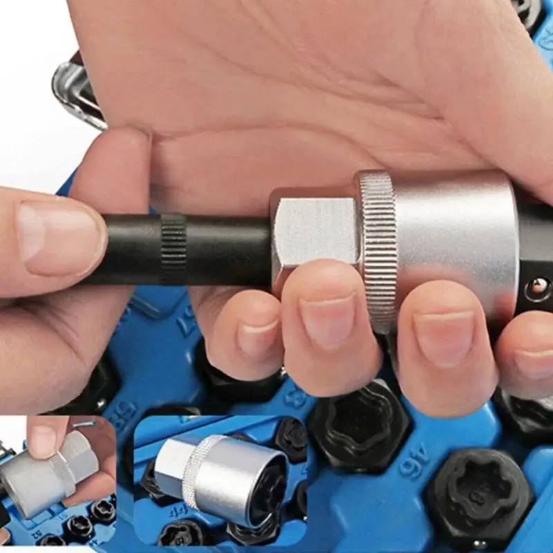  Anti-Theft Wheel Lock Lug Nut Bolt Screw Remover Socket for Multiple Model