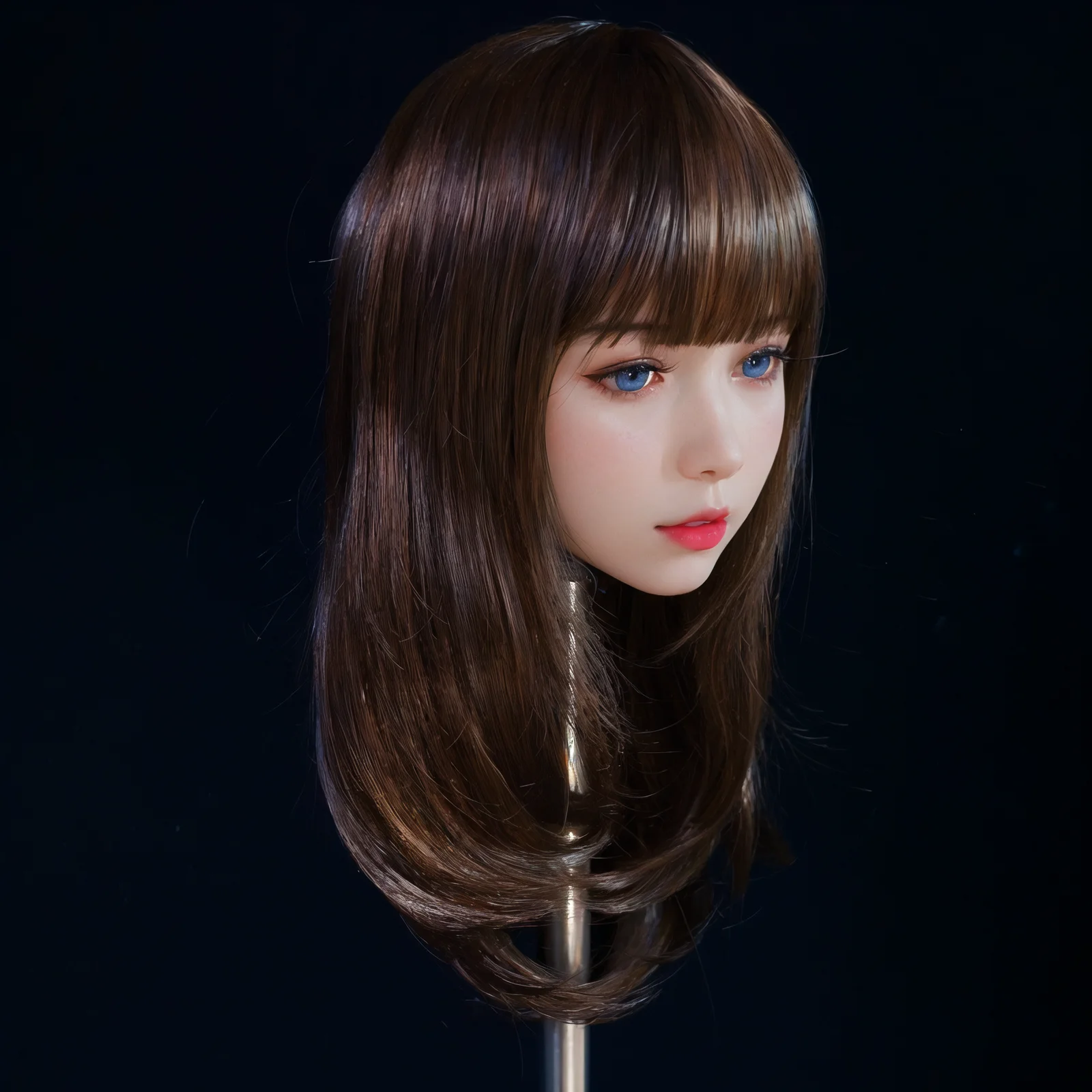 رأس احترافي لممارسة المكياج TPE مع واجهة لولبية M16، مناسب لتدريب التصفيف - للاستخدام للبالغين من الذكور والإناث، D #3